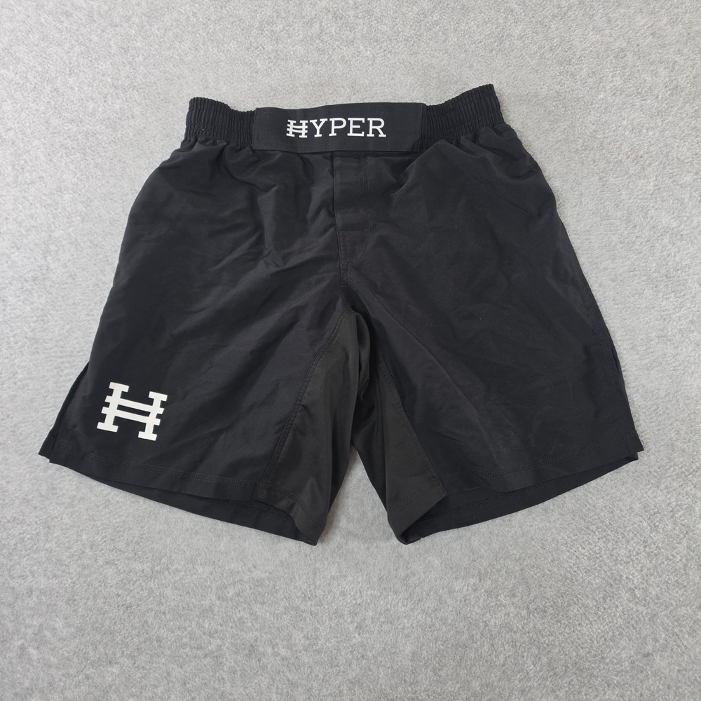 Hyper Martial Arts MMA Training Shorts Mens Small Black Grappling Combat Gear